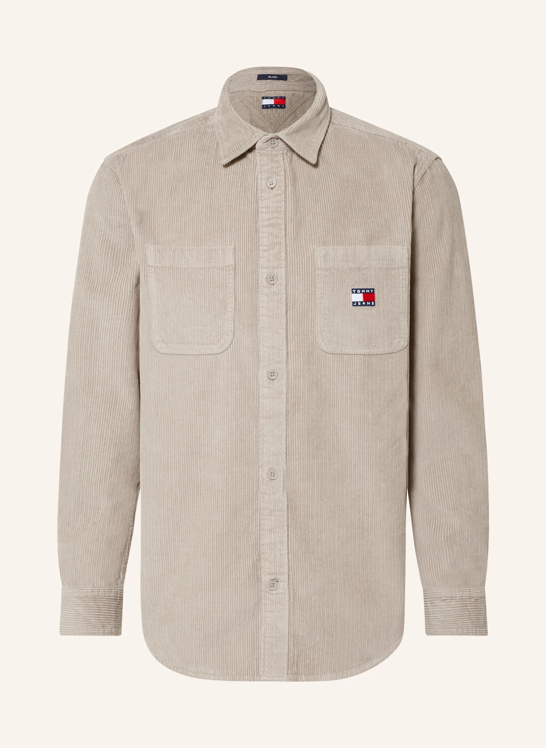 TOMMY JEANS Cordhemd Comfort Fit