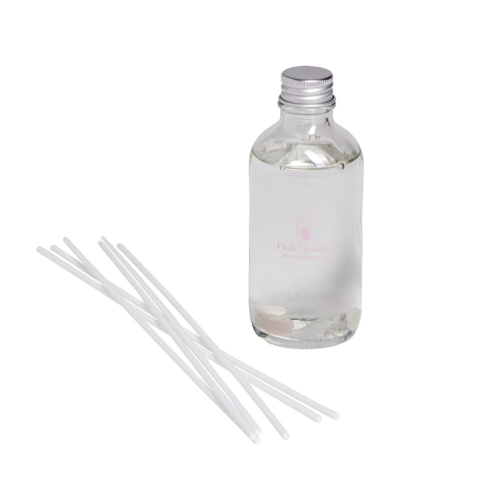 Diffuseur senteur avec pierres semi précieuses et 6 bâtonnets - 4 modèles