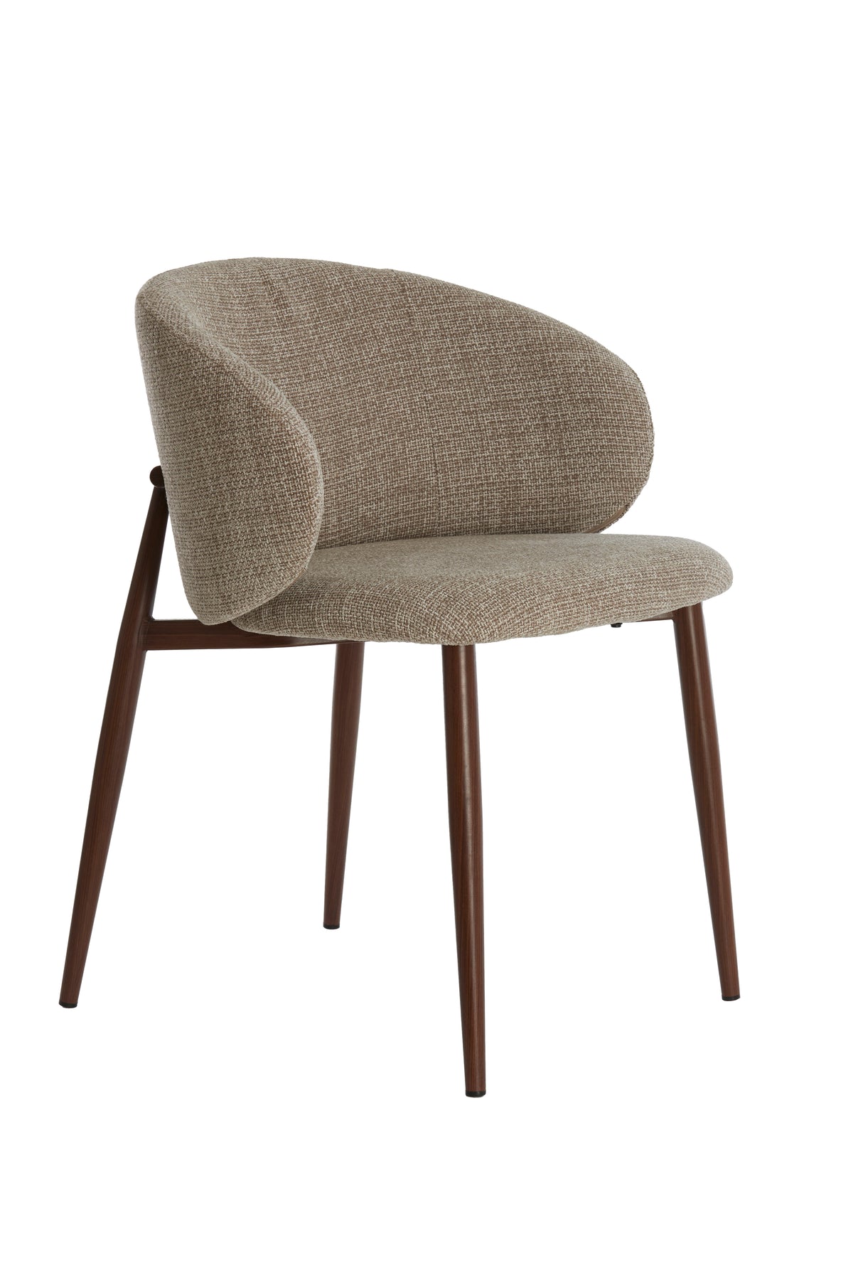Light & Living eetkamerstoel ALUKO - 56x57x74cm - bruin - Set van 2