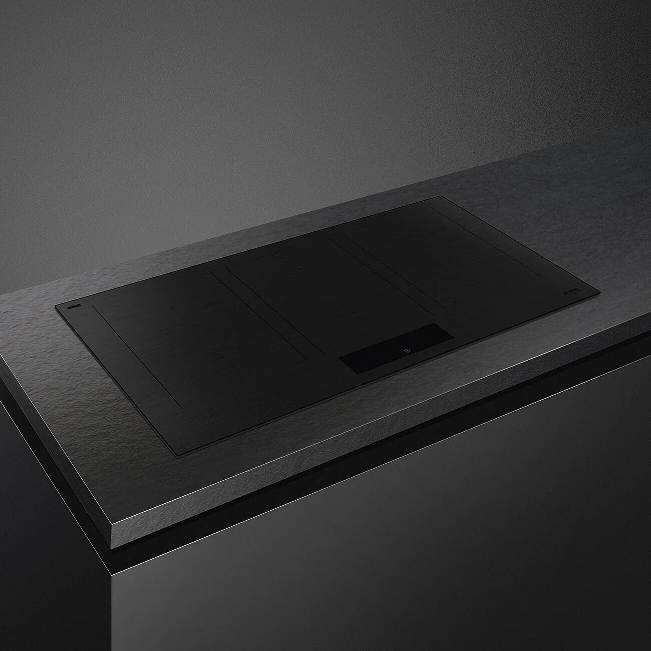 90cm Induction Auto-Vent 2.0 Hob Matte Black