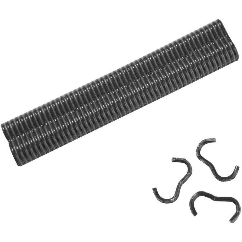 Crampon Omega plastifié noir Ø 20 mm 1000 pièces GIARDINO