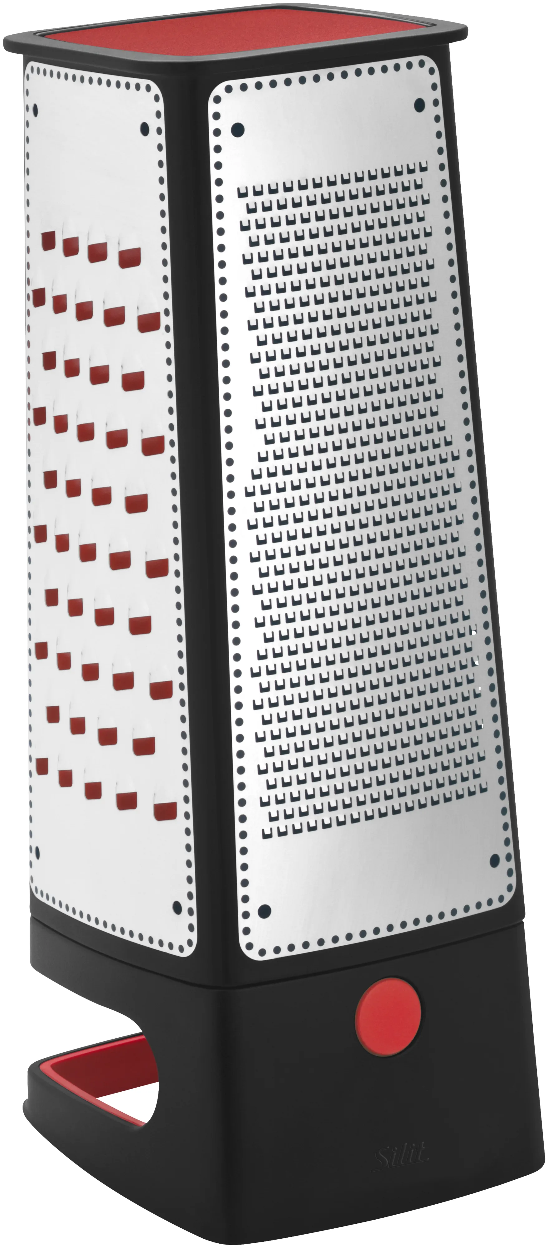 Four-sided grater with collection container