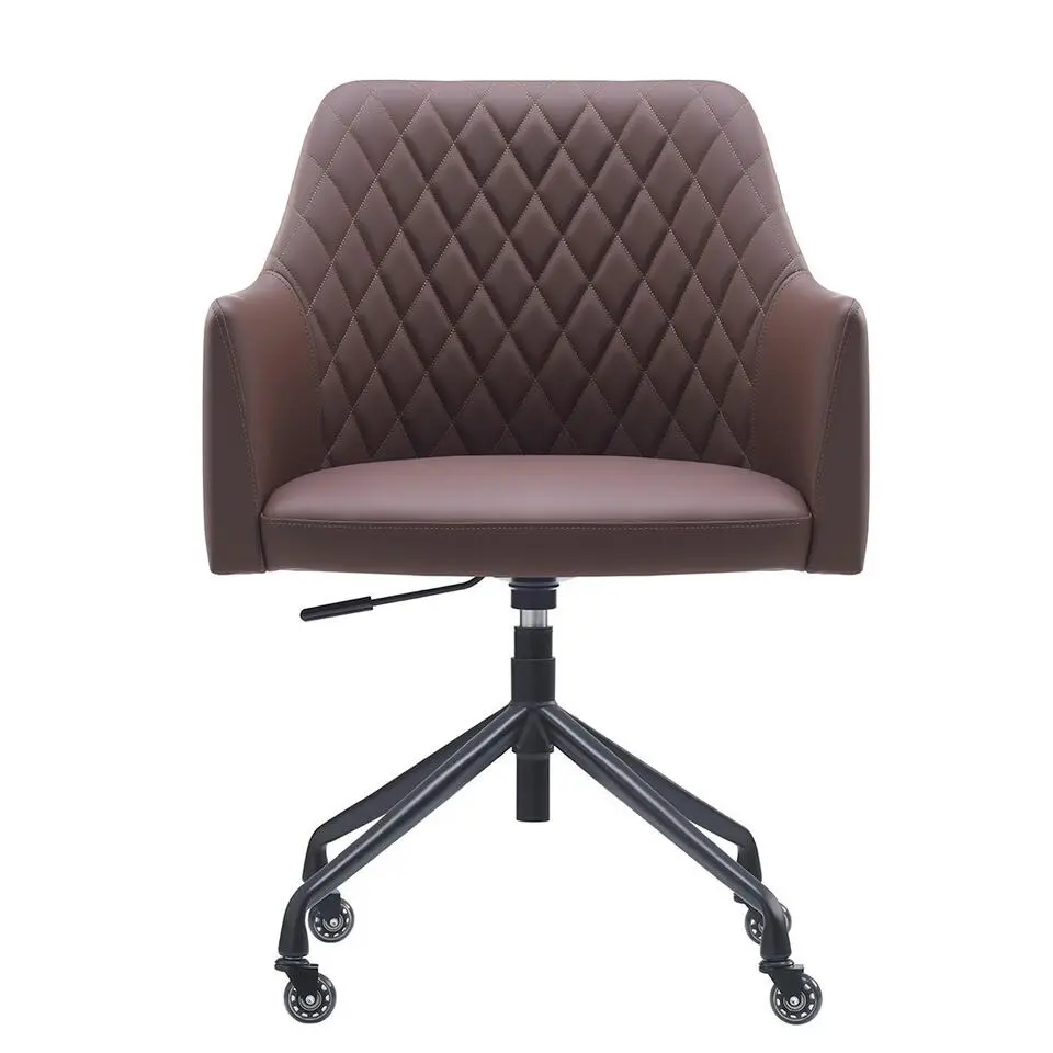 Bureaustoel Vitoria - Donkerbruin - PU-leer