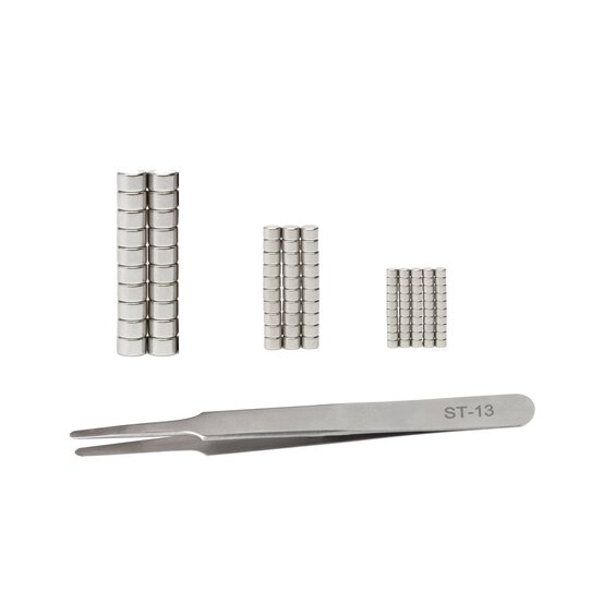Modelcraft Magnet and Tweezer Set 100 Pieces