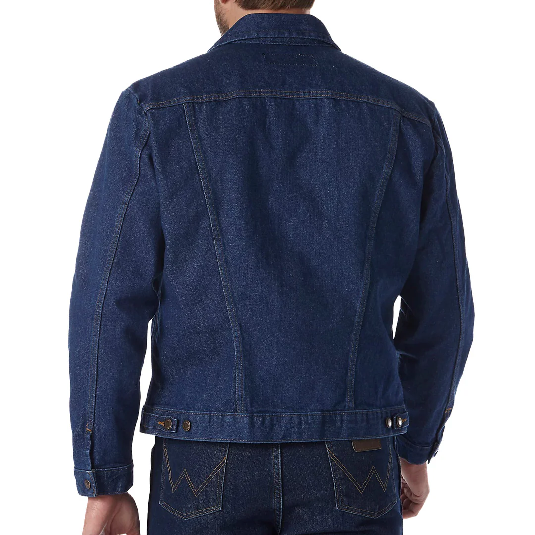 Мужская джинсовая куртка Wrangler в ковбойском стиле без подкладки