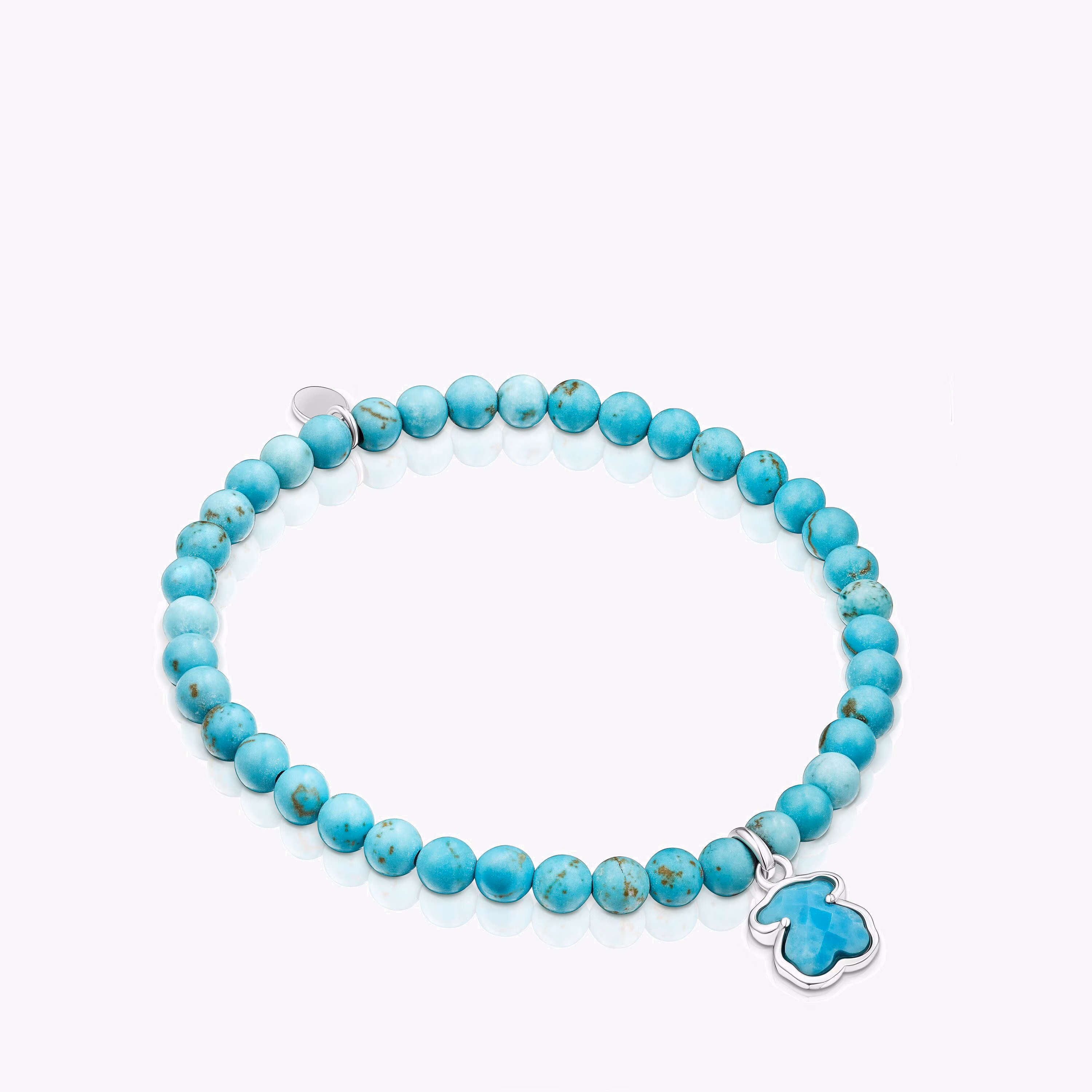 Pulsera de plata y magnesitas TOUS Icon Color