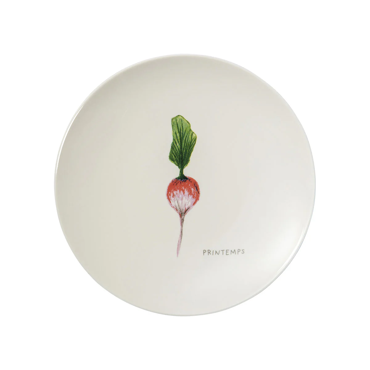Coffret 4 assiettes à dessert - Légumes