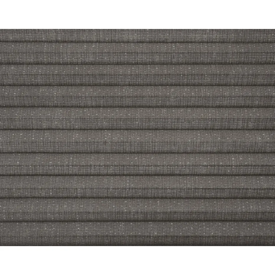 Kwantum Plisségordijnen | Fenstr Dubbel Plisségordijn Maud Donkerbruin Transparant Dr.Bruin