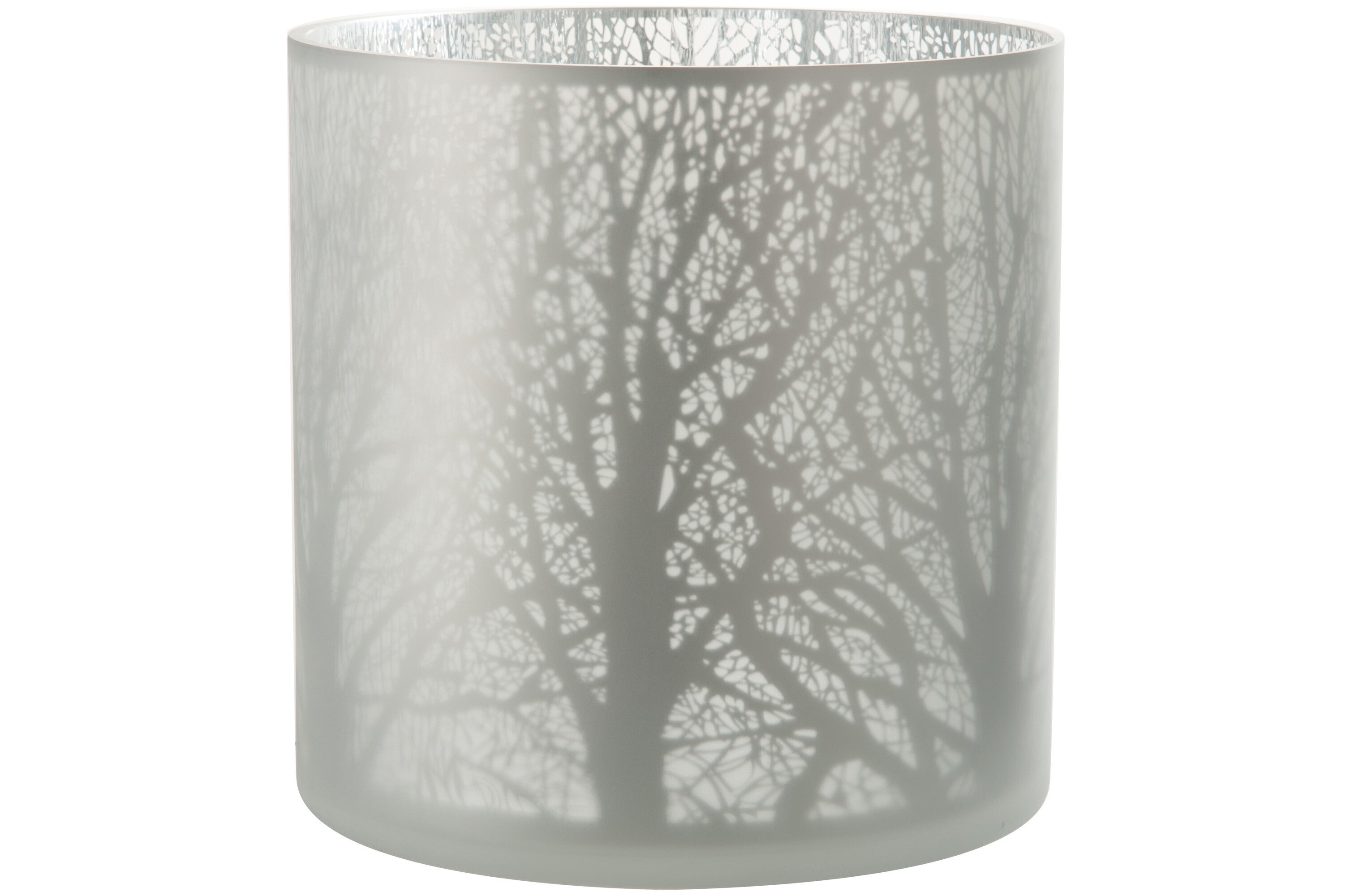 J-Line windlicht Boom - glas - wit - extra large