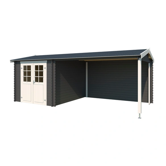 Gartenhaus »Ivana«, BxHxT: 340 x 228 x 312,6 cm (Außenmaße inkl. Dachüberstand), Holz