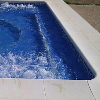 Margelle piscine droite ton pierre, ép.6 cm