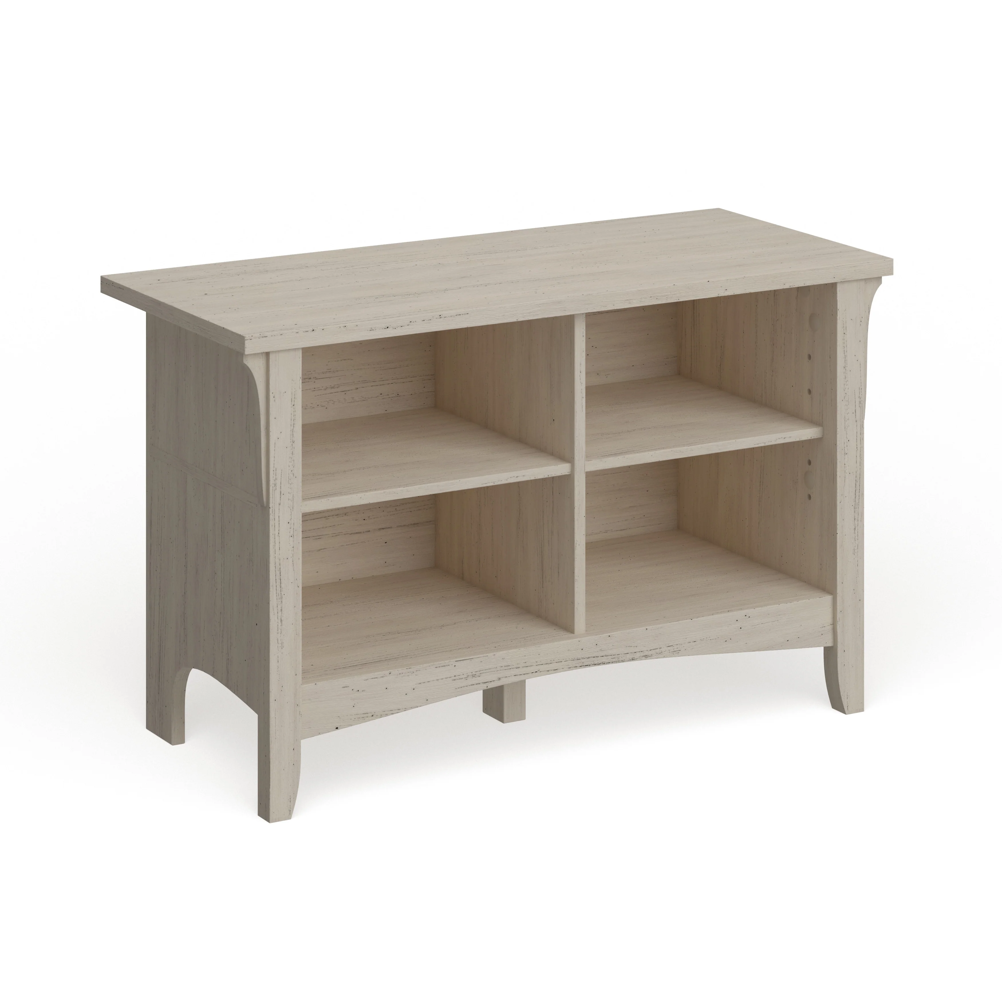 Shoe Storage Bench in Antique White - 31.73L x 15.75W x 19.69H - 31.73L x 15.75W x 19.69H - 31.73L x 15.75W x 19.69H