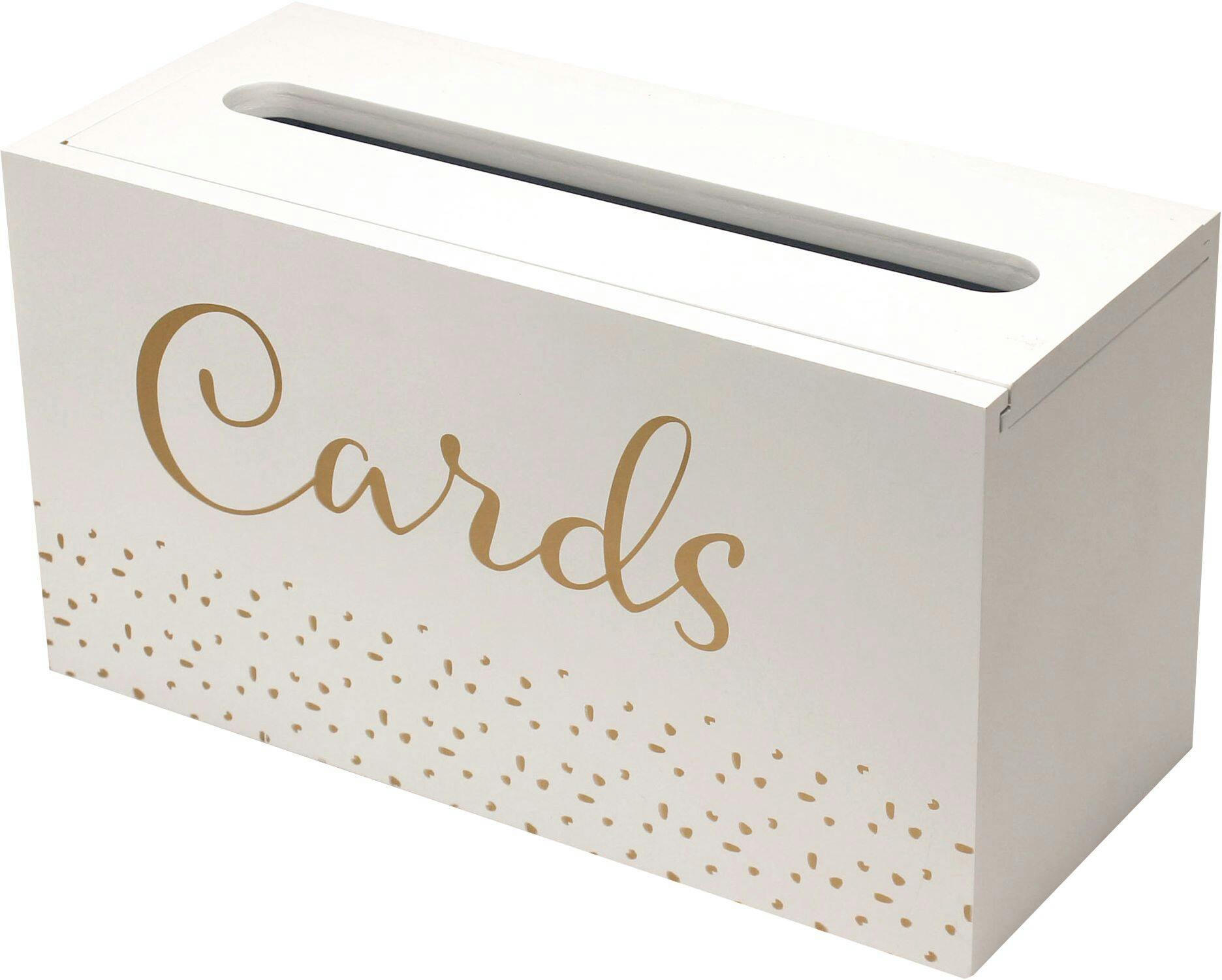 White Card Holder Box