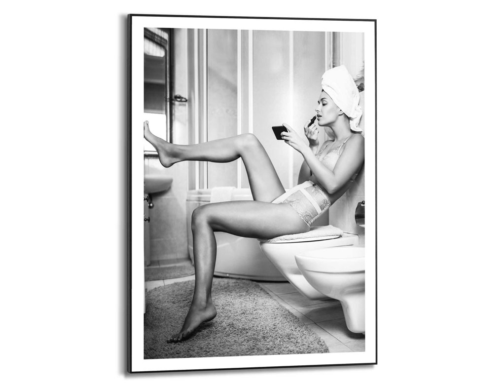 Bild Slim Frame Black Frau