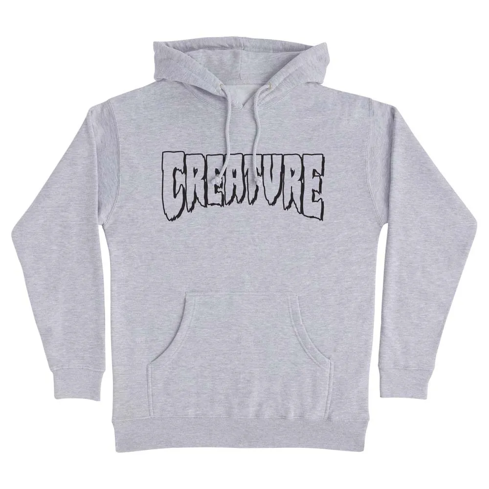 Creature Logo outline hoodie