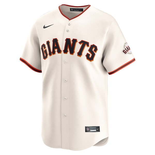 San Francisco Giants Nike Youth Home Limited Custom Jersey - Cream