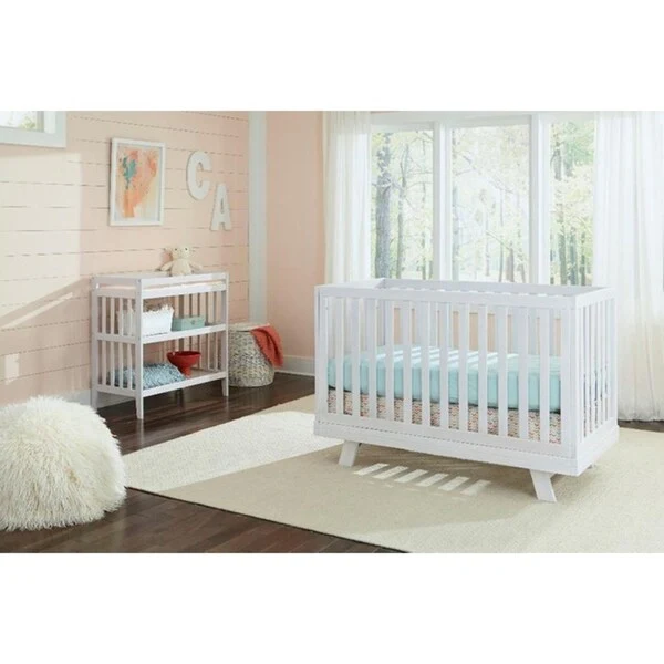Taylor & Olive Reece White Slat Toddler Conversion Rail