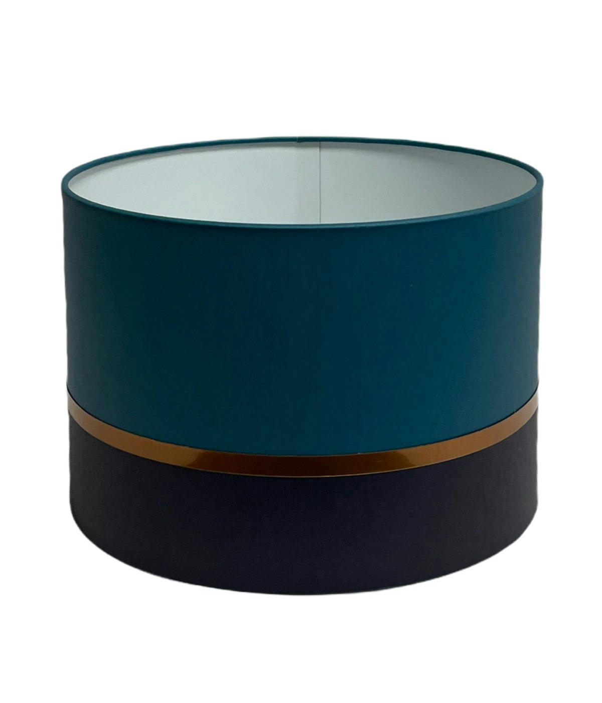 KHARANI - Abat-jour Lampadaire bicolore Bleu D: 45 x H: 28