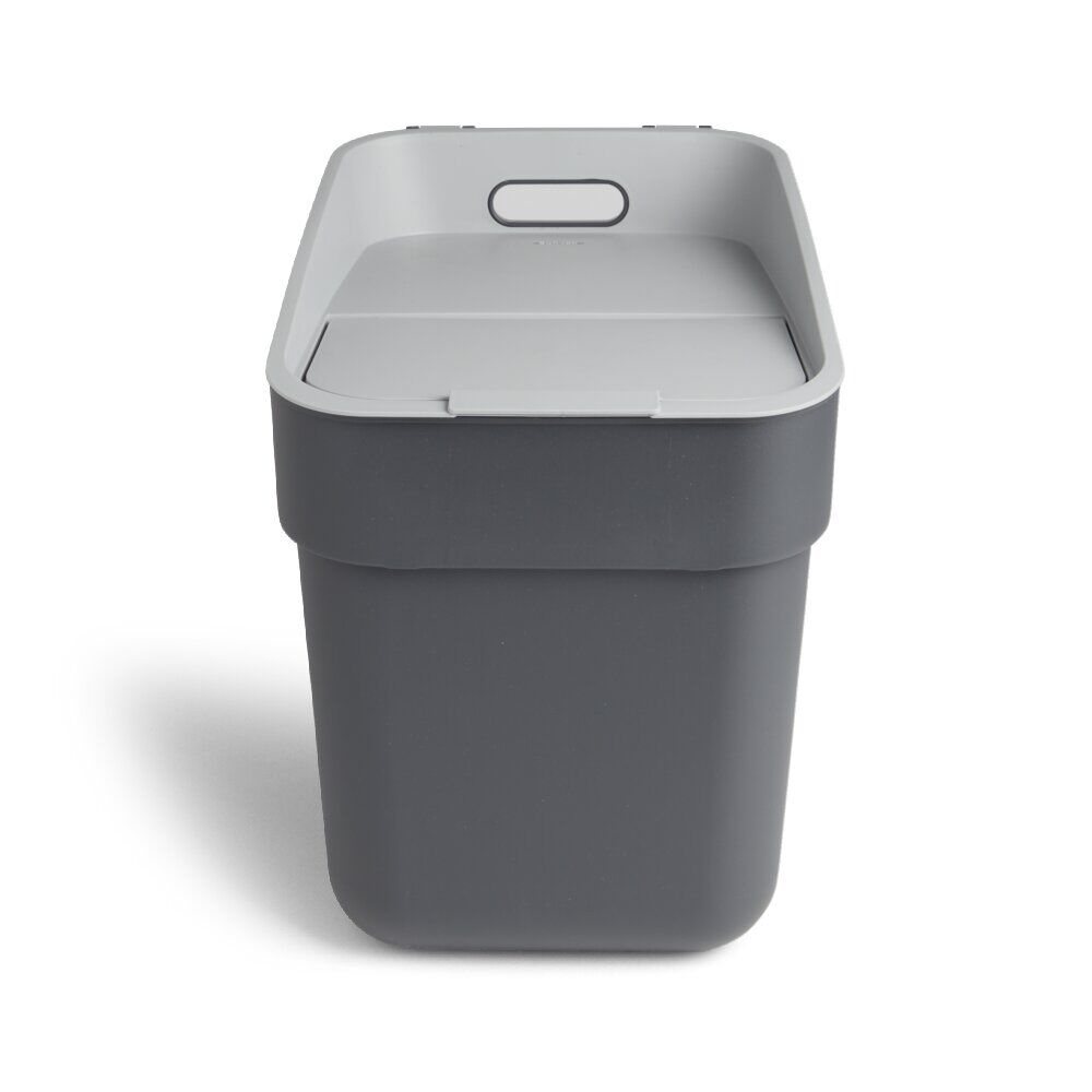 Poubelle de tri grise 20L