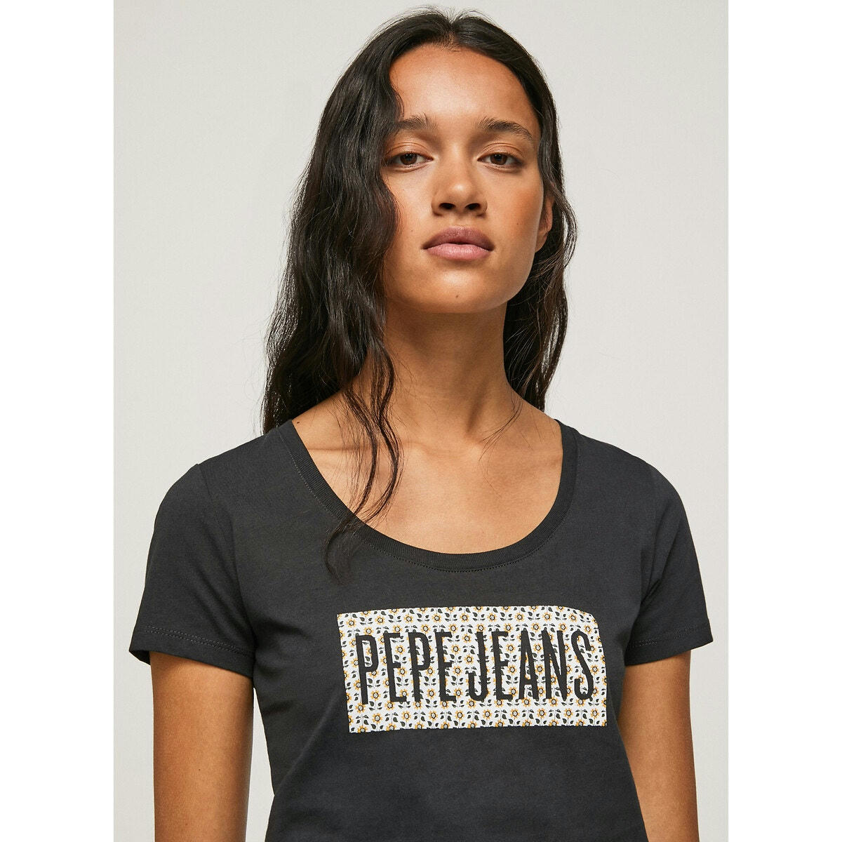 T-shirt manches courtes, motif devant