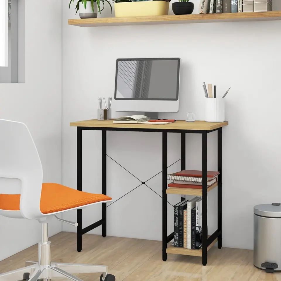 vidaXL - Bureau - Bruin - MDF
