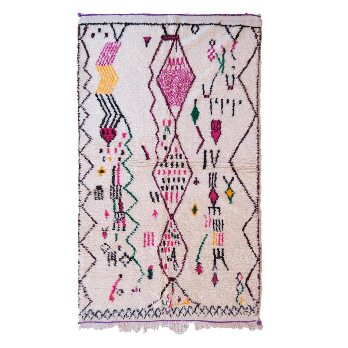 AFK Living vloerkleed Berber - handgemaakt - Wol - 140 cm x 200 cm