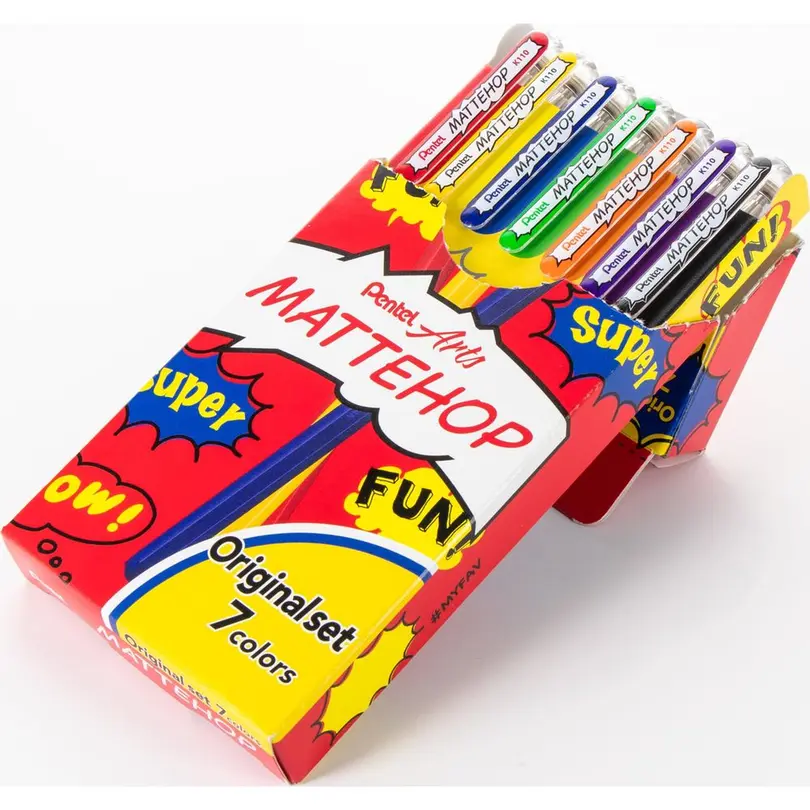 Kugelschreiber 7er-Set Mattehop Original