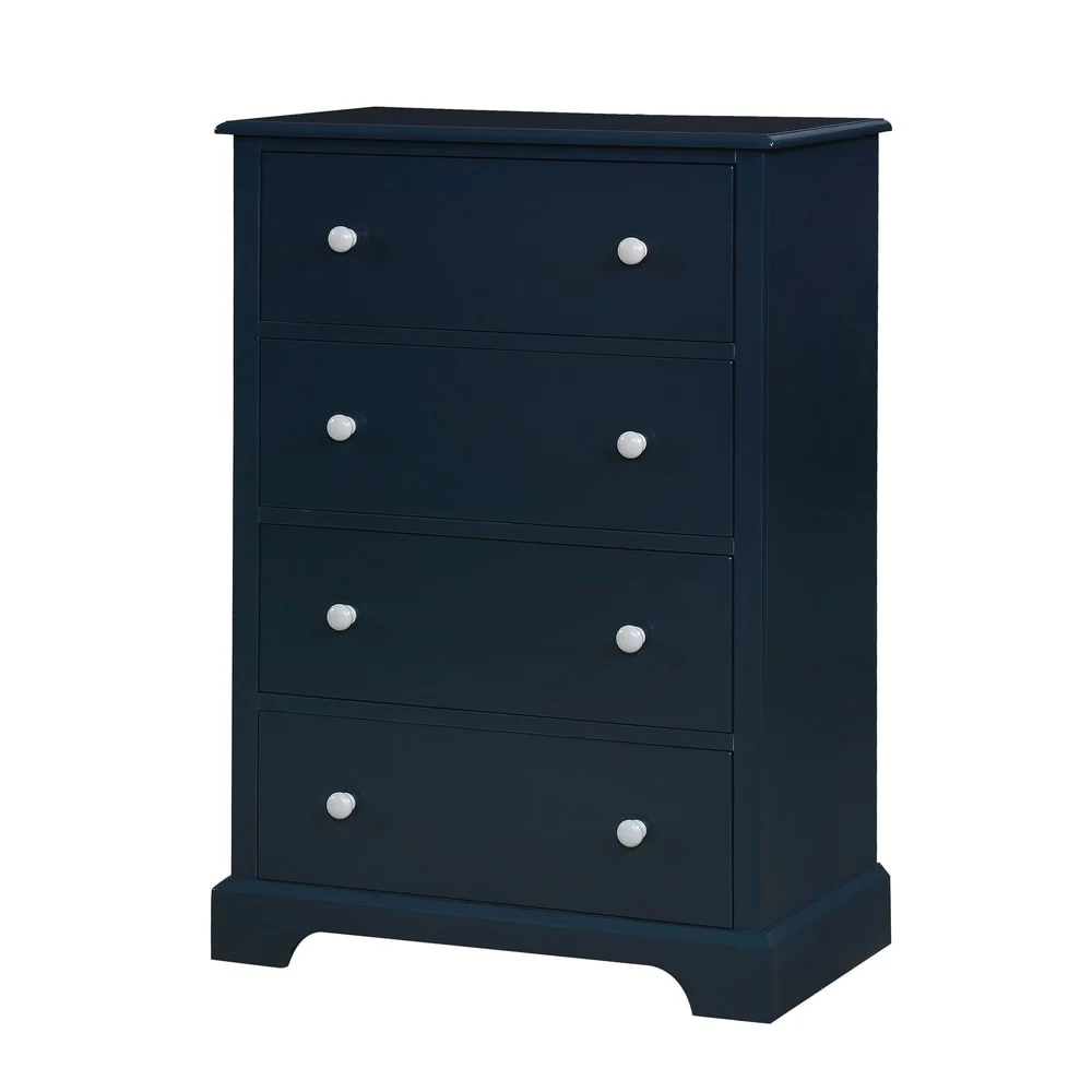 Cholla Transitional Solid Wood 4-Drawer Chest by Taylor & Olive