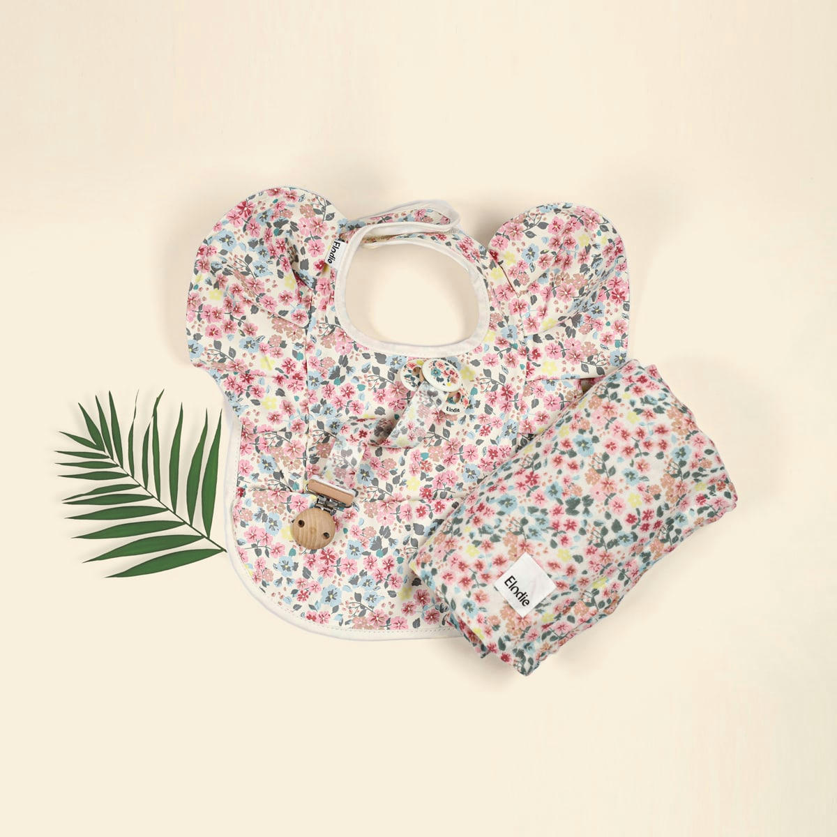 - Bavoir bébé à volants  Multicolore