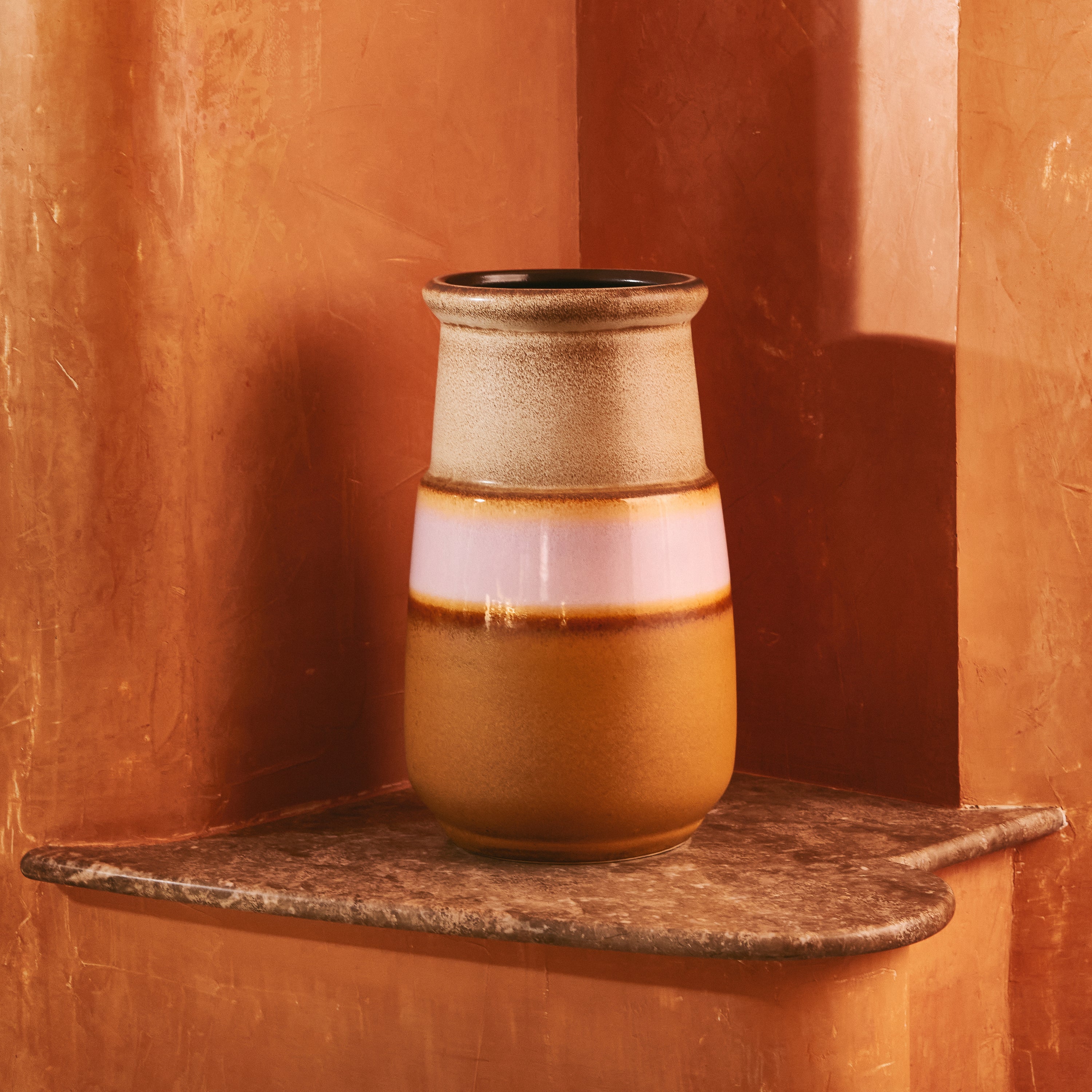 HKliving Grand Vaas - Caramel