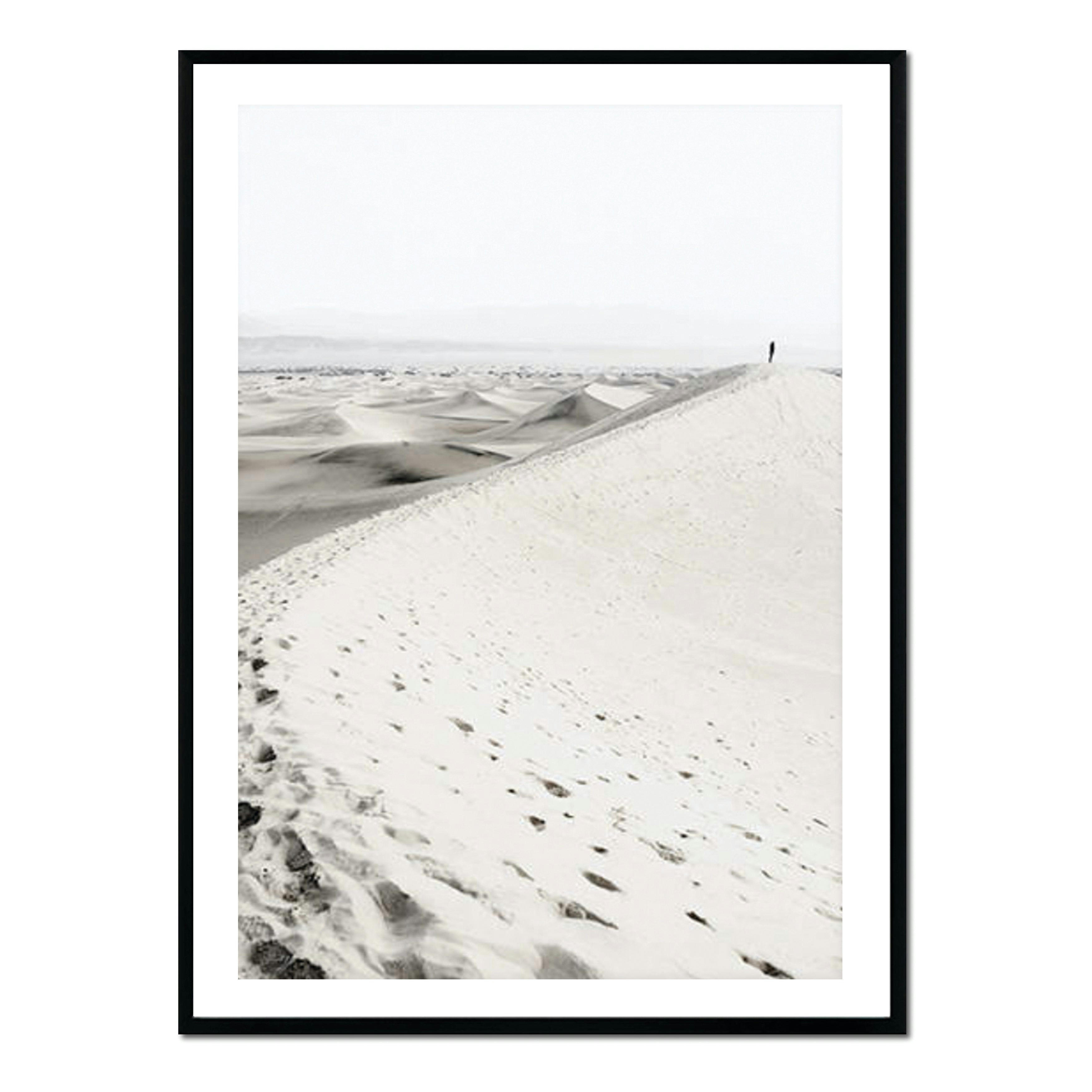 DESIERTO - Affiche avec cadre noir - Désert - 30x40