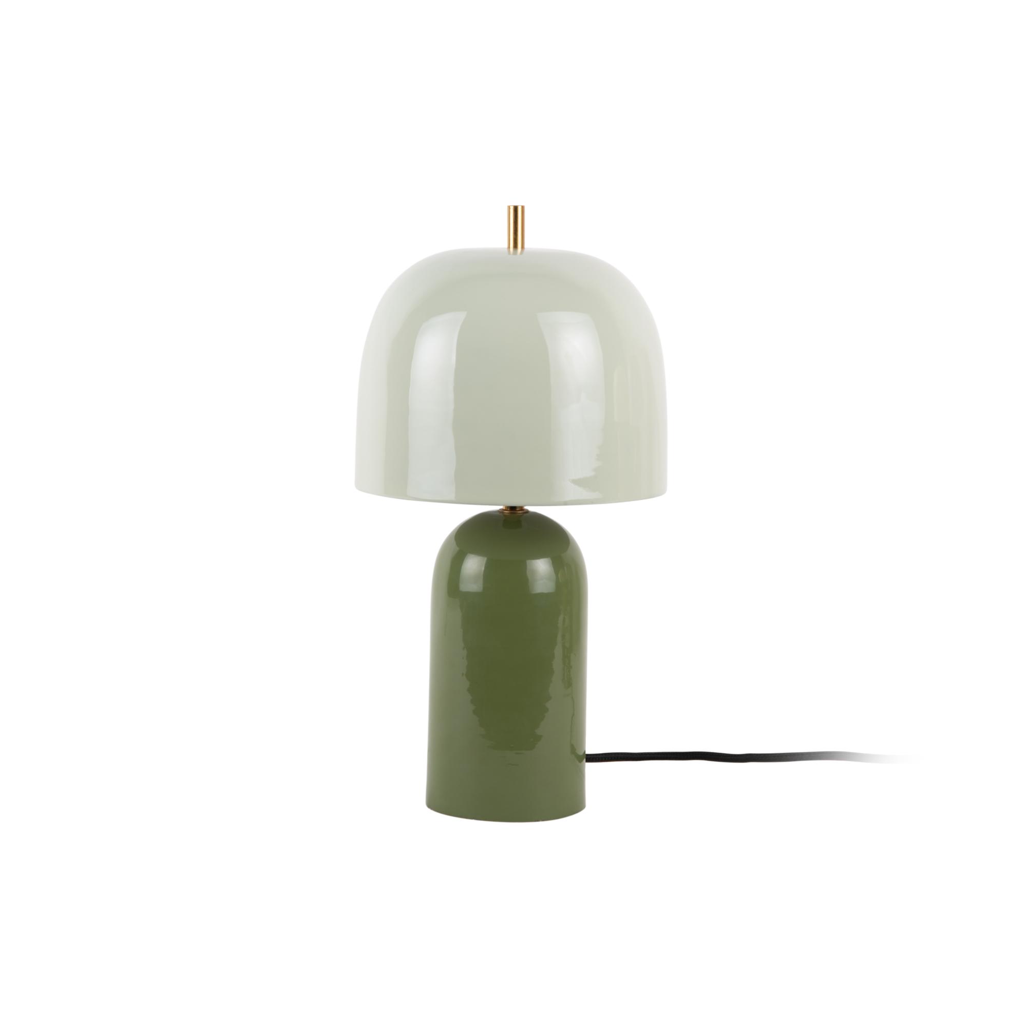 Leitmotiv tafellamp Rico - groen - Ø20cm