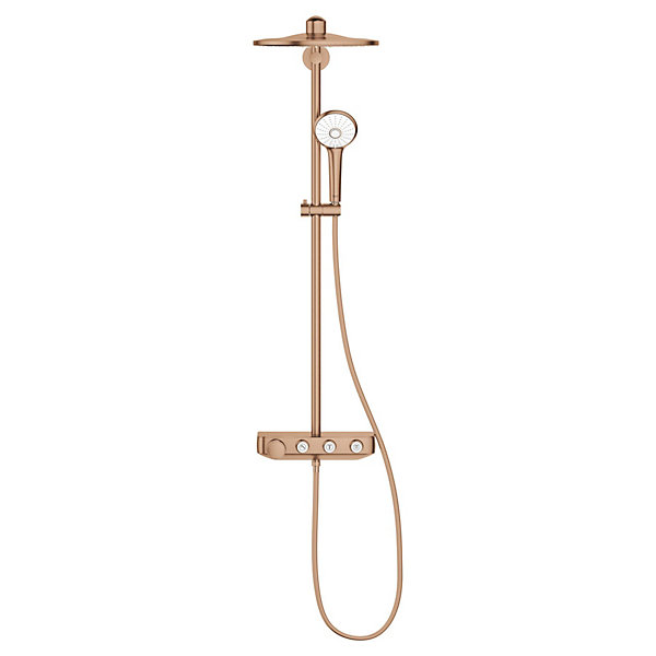 GROHE Colonne de douche XXL thermostatique Euphoria SmartControl System 310 Warm sunset brossé 26507DL0