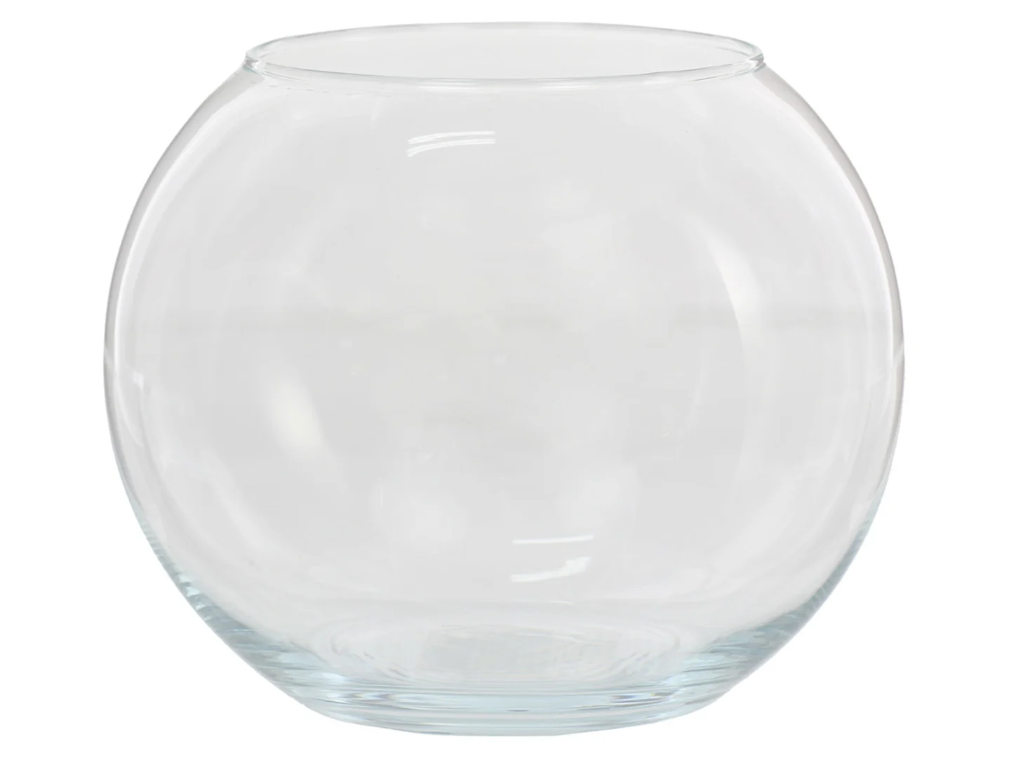 Wazon szklany Kula 15,5 cm transparentny