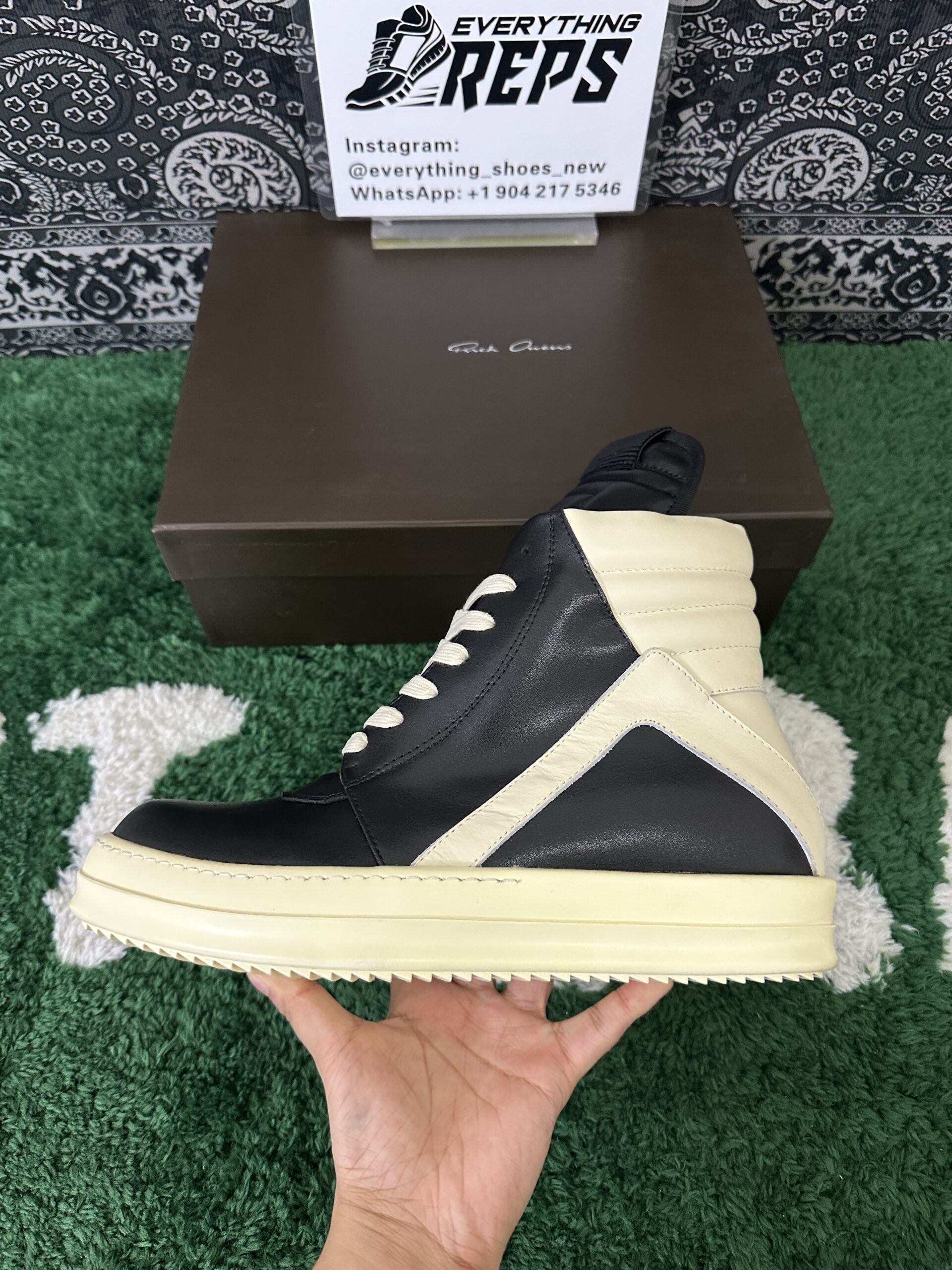 Rick Owens Sneakers GeoBasket High-top Black
