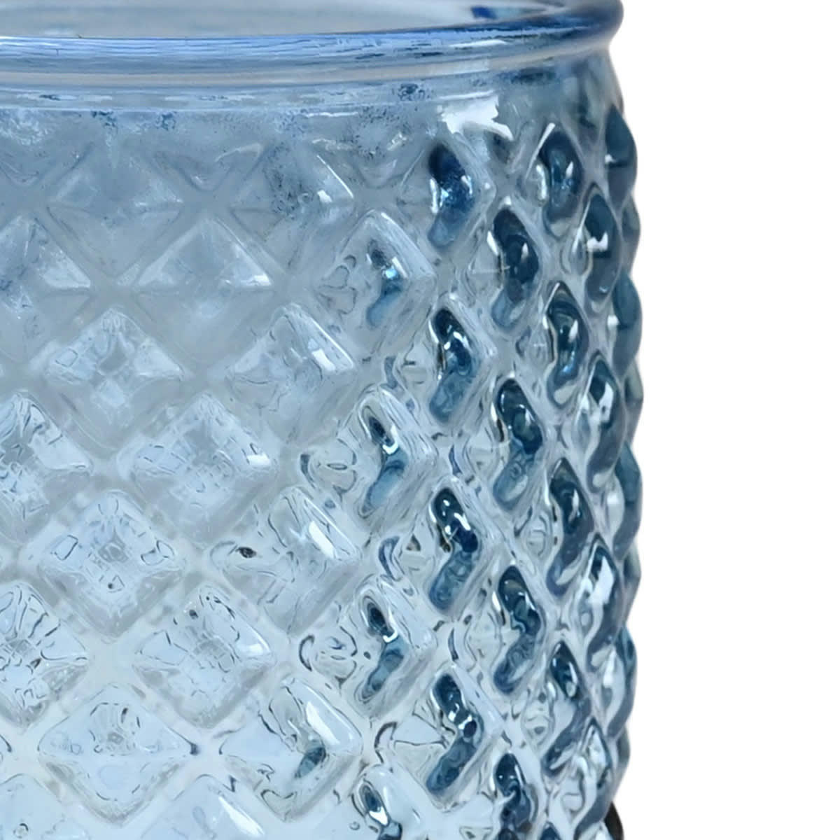 DIAMOND - Gobelet en verre recyclé  ciel 12 cm