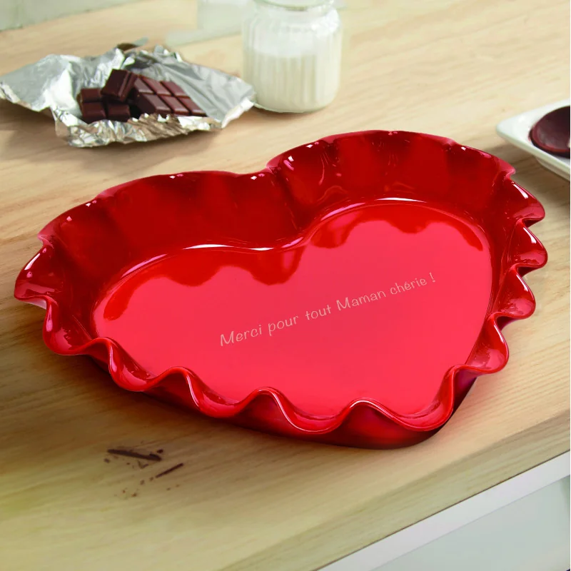 Moule Corolle Coeur Ø 27cm | 6 pers | à personnaliser