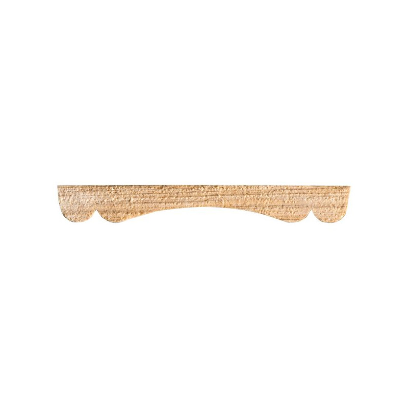 Moulure décorative en marupa 240 x 5,7 x 0,8 cm