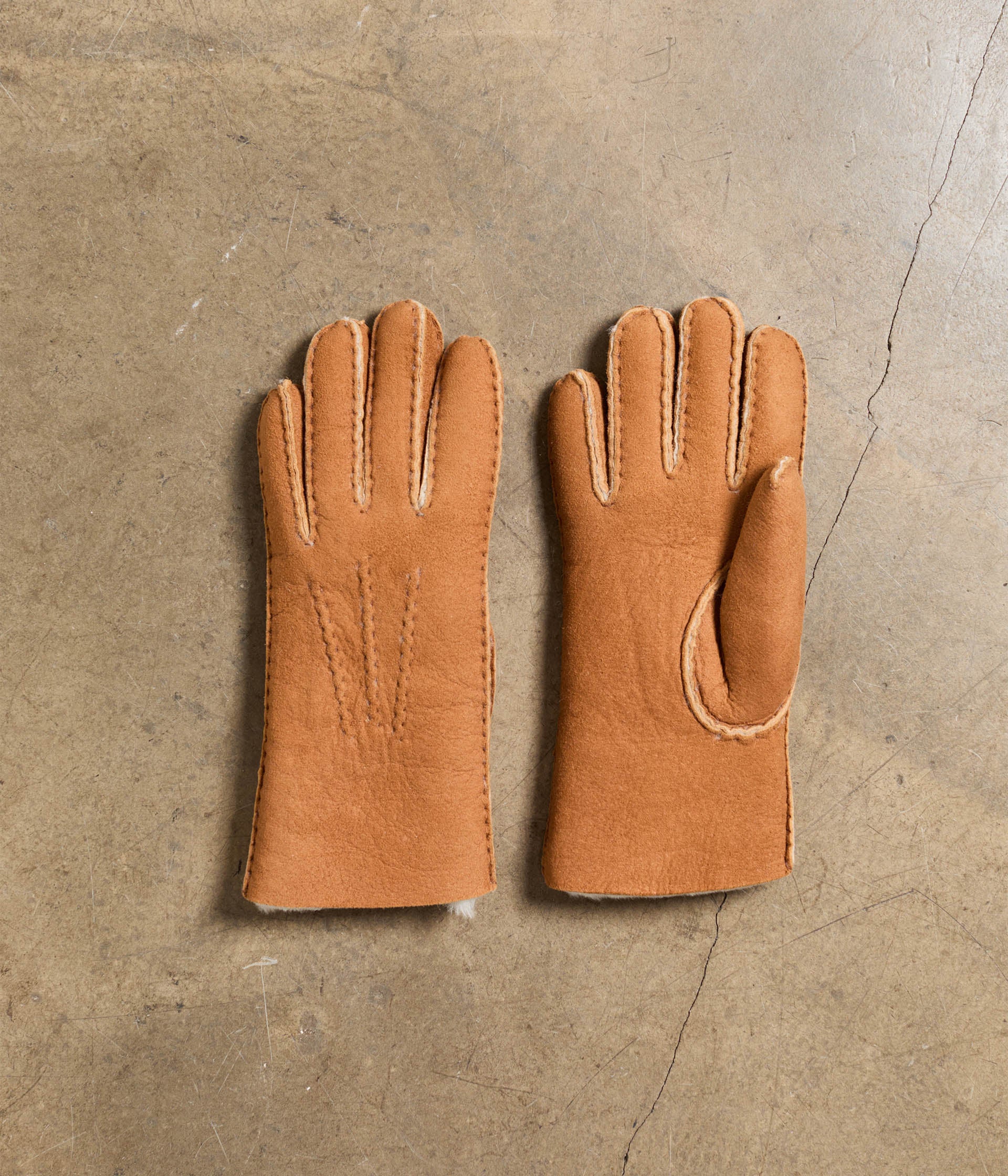 Gants en cuir cognac Milly