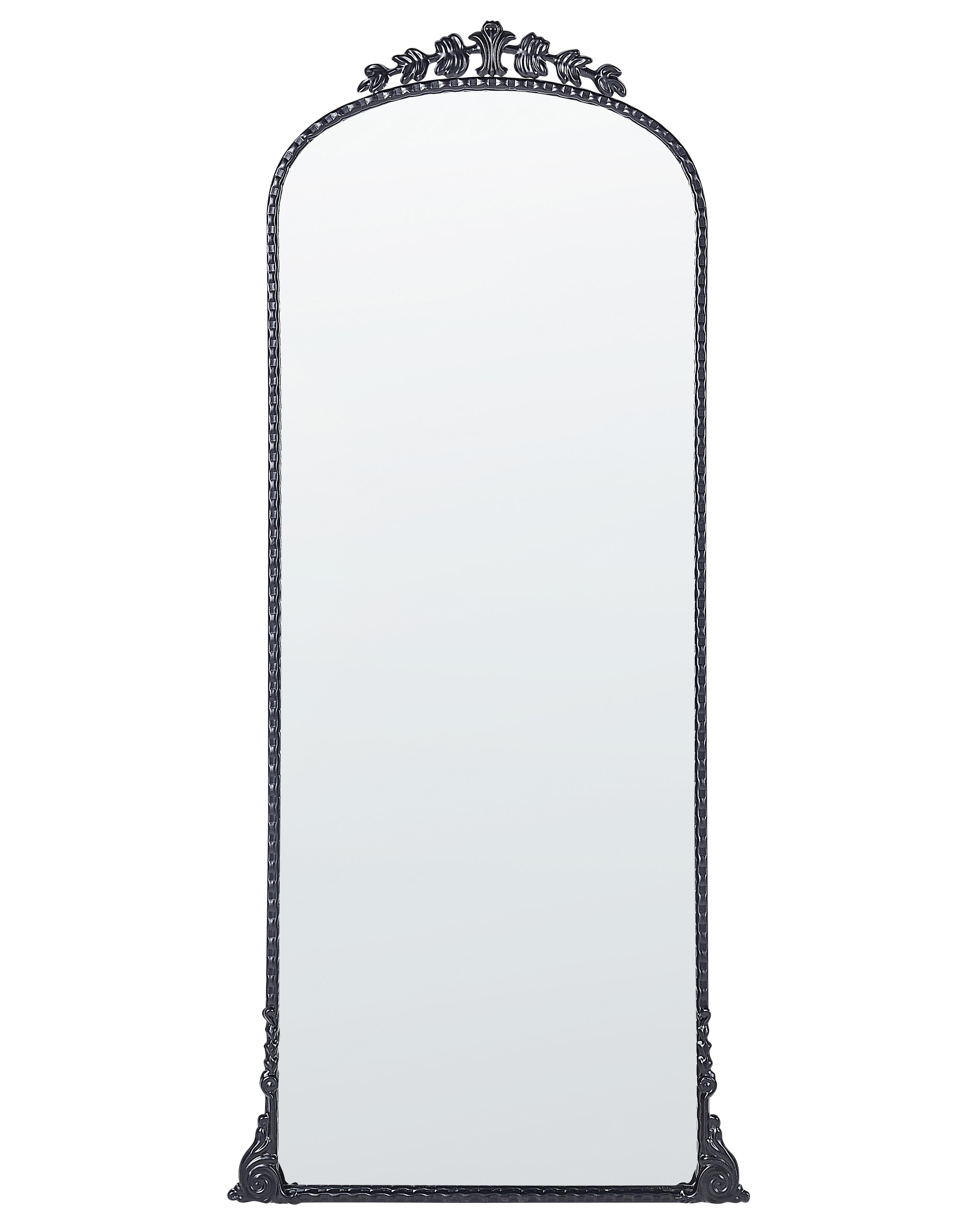 Wall Mirror LIVRY 51 cm 114 cm Metal Black