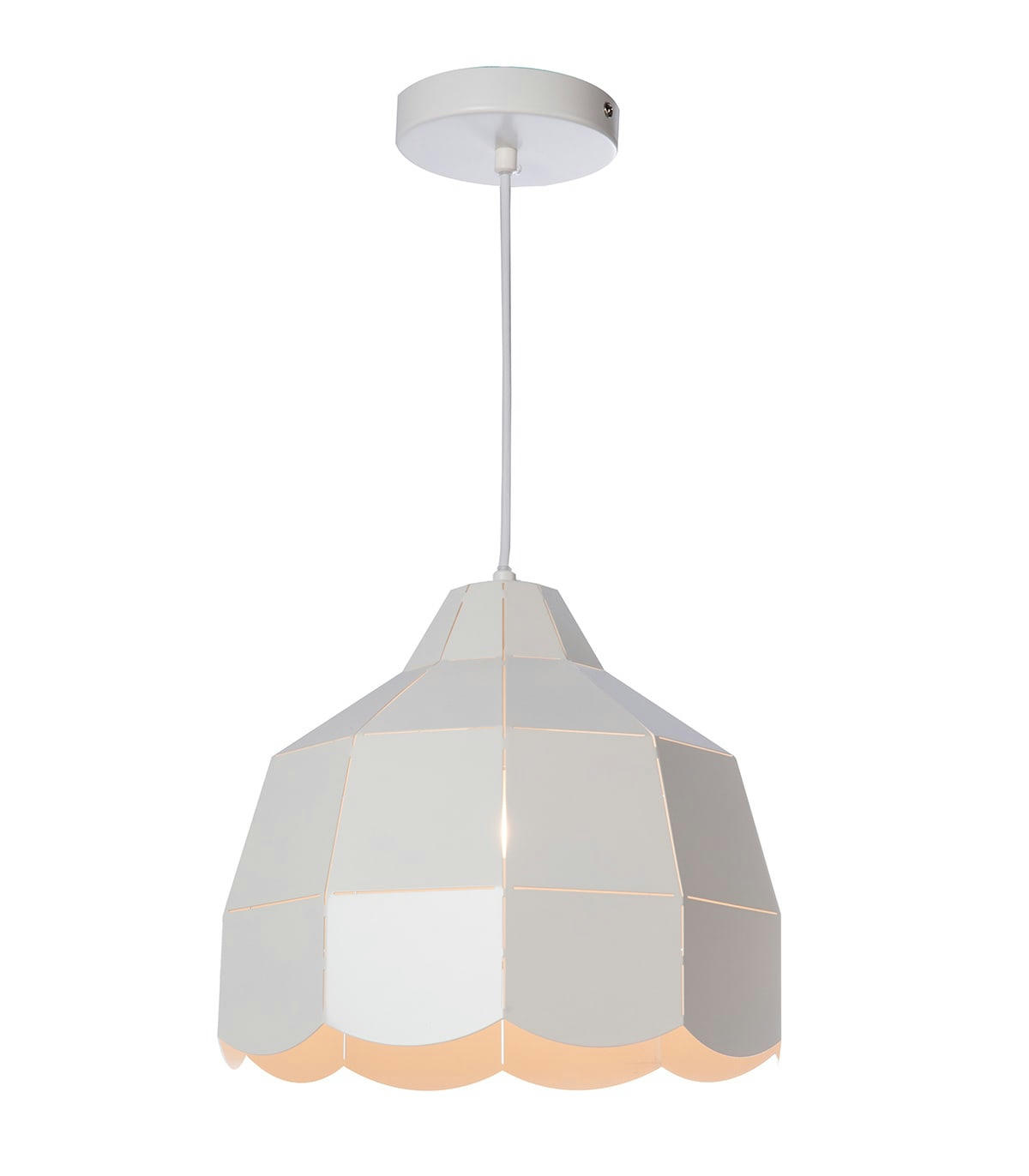 VENISE - Suspension en métal blanc d. 29 cm