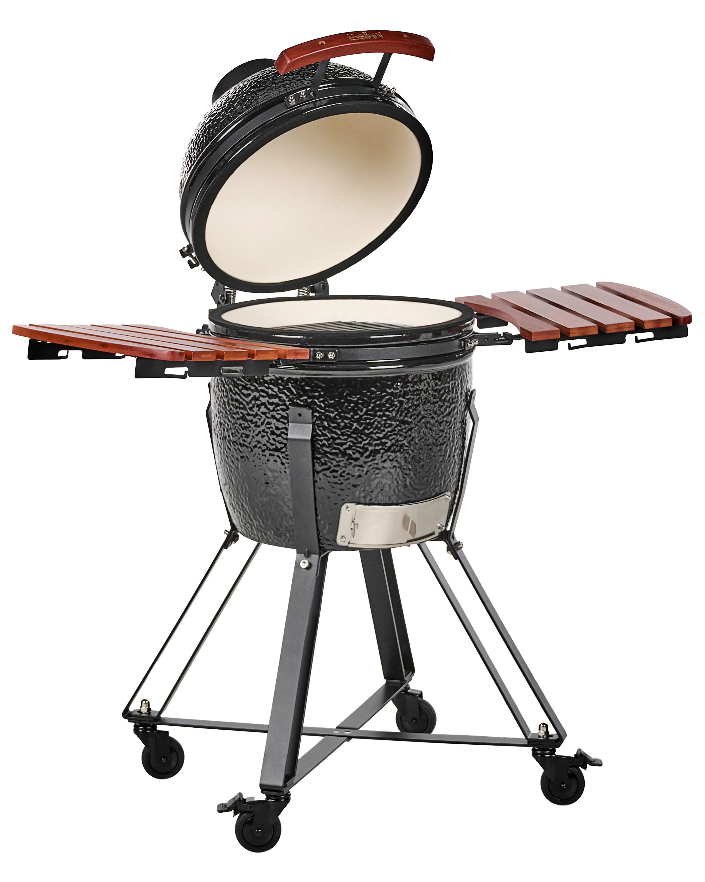 Mini Charcoal BBQ Grill KAMADO Ceramic Black