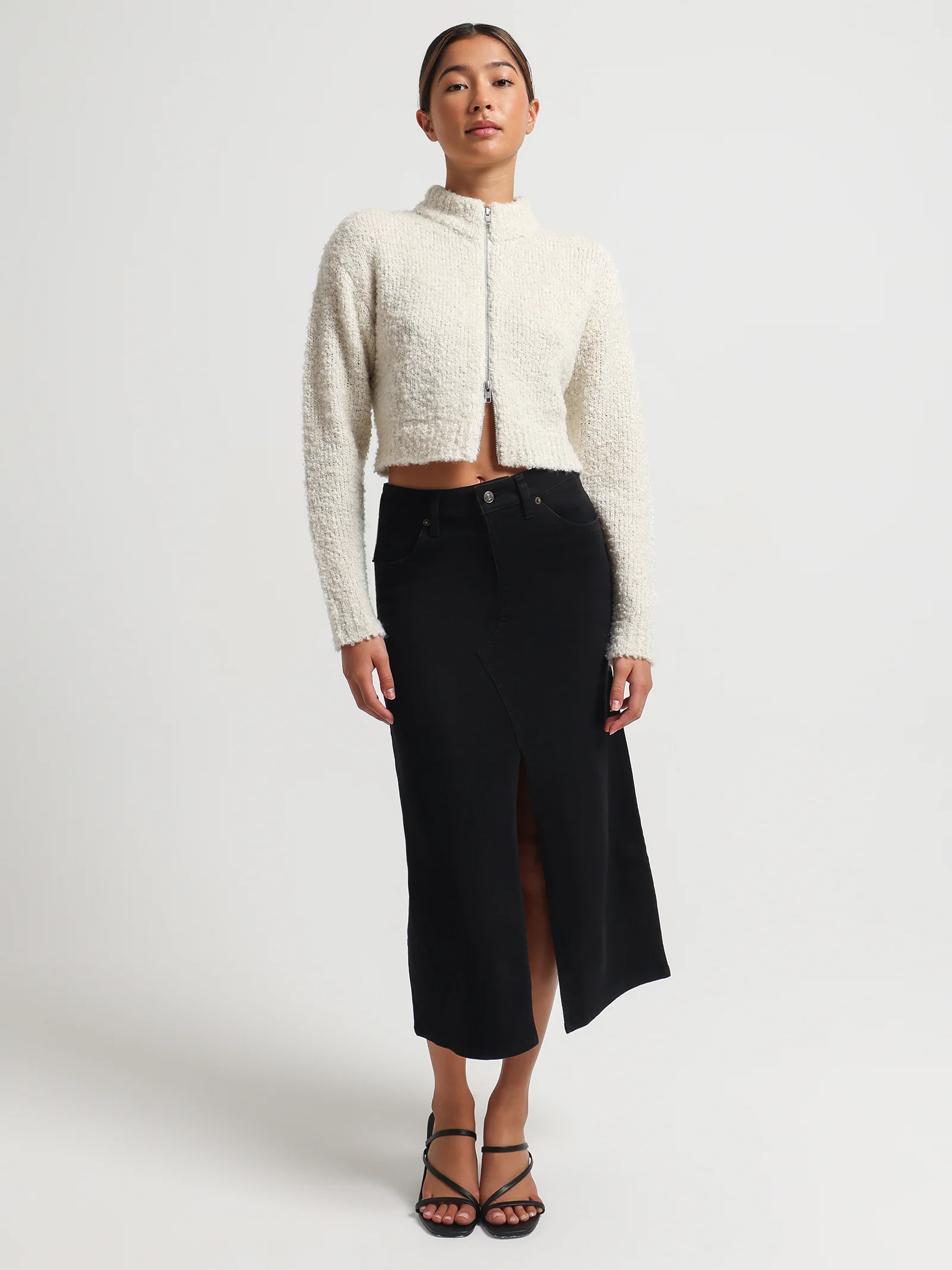 Amber Knit Bomber
