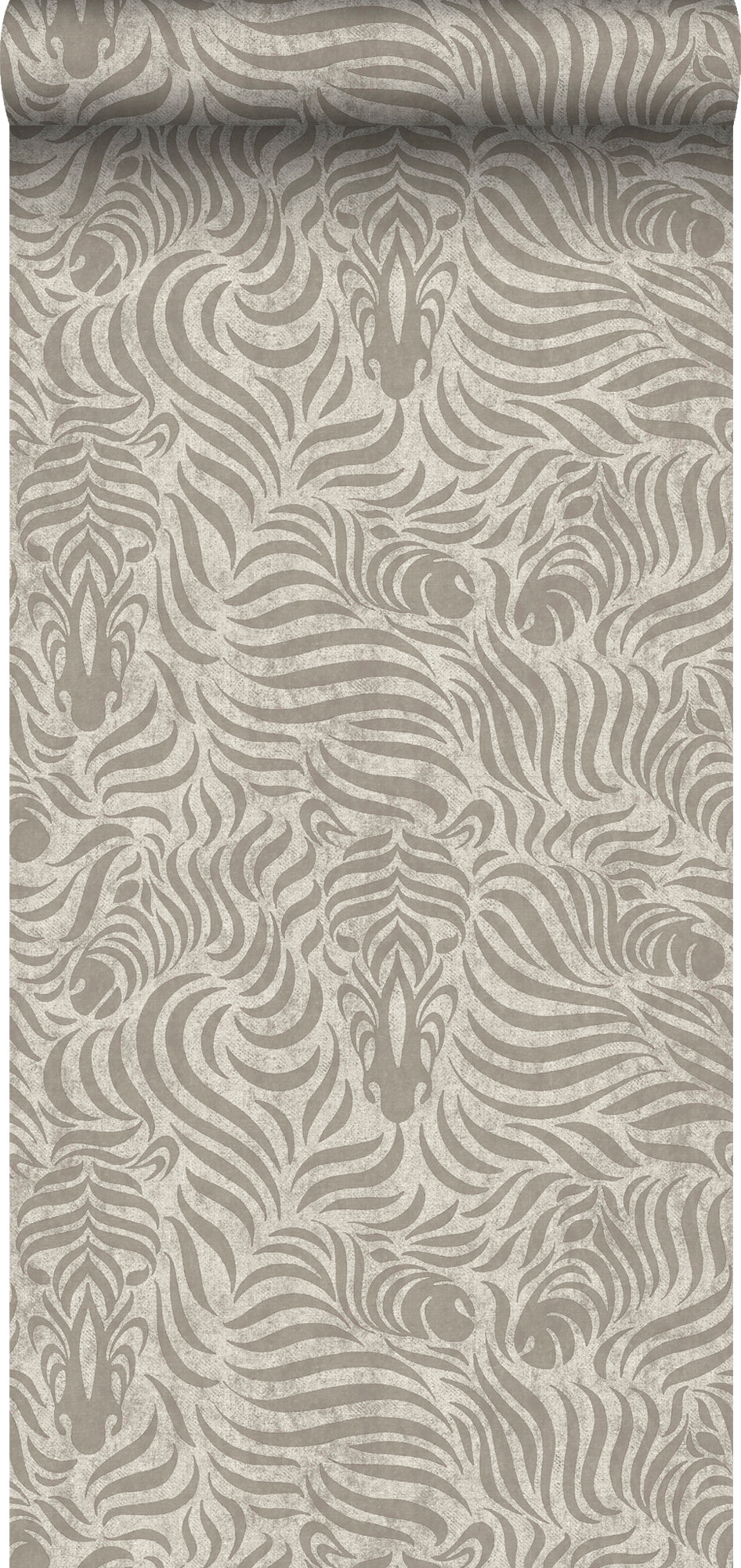 Sanders & Sanders behang zebra's grijs - 53 cm x 10 m - 640517