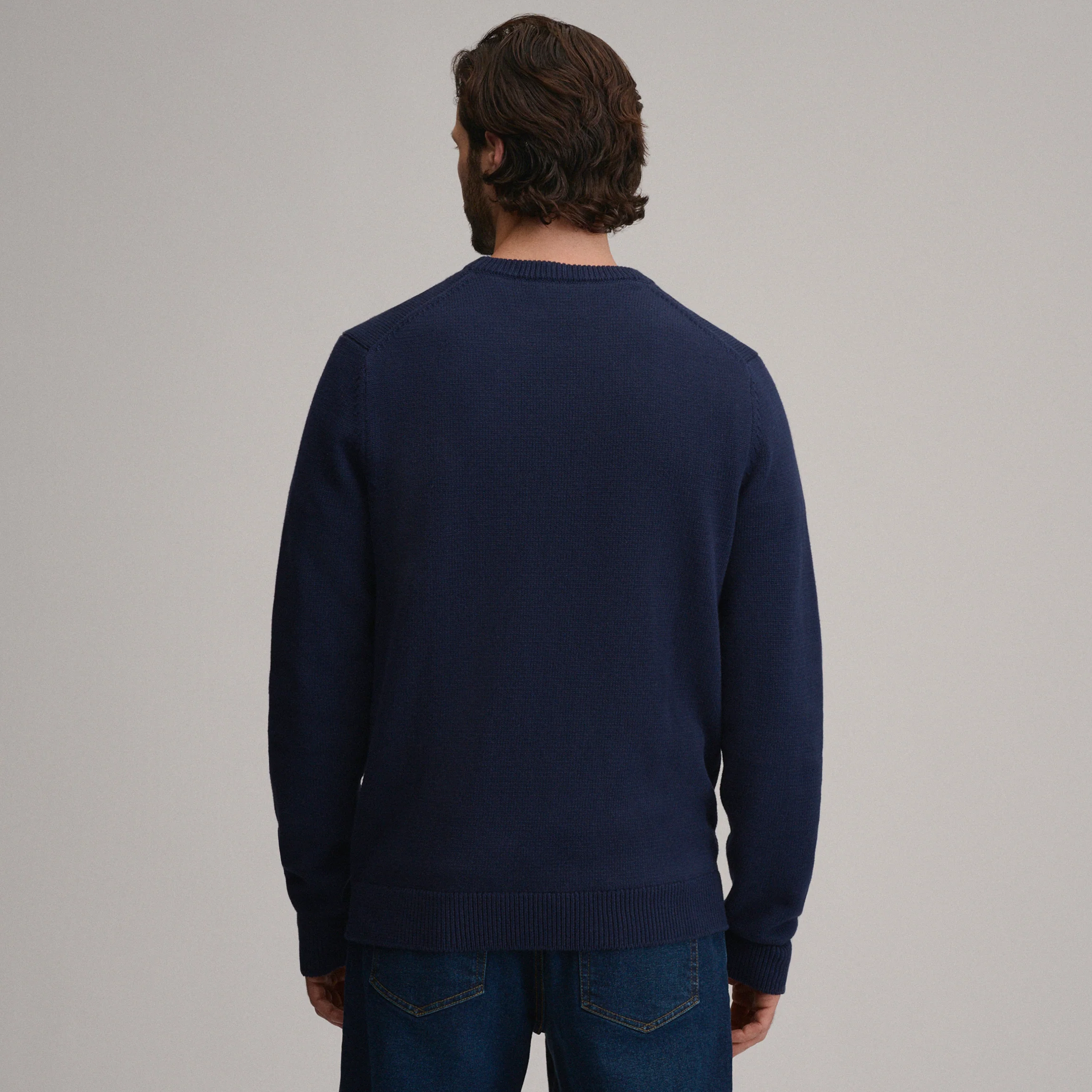 Men's Classic Crew Bear Sweater