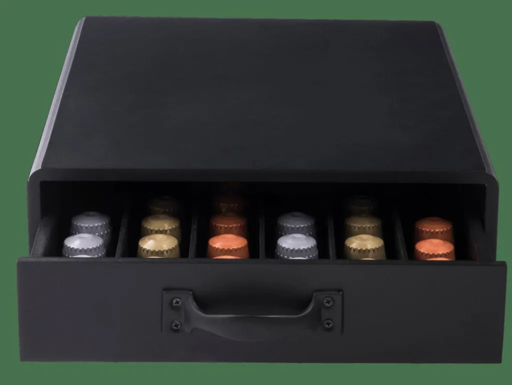 Accessoires Café^CASA CAFE Boîte Tiroir Pour Capsules Café Noir