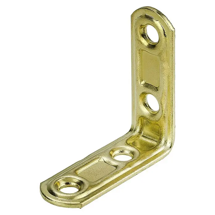 MØBELVINKEL VORMANN PICONET MESSING 30X15MM