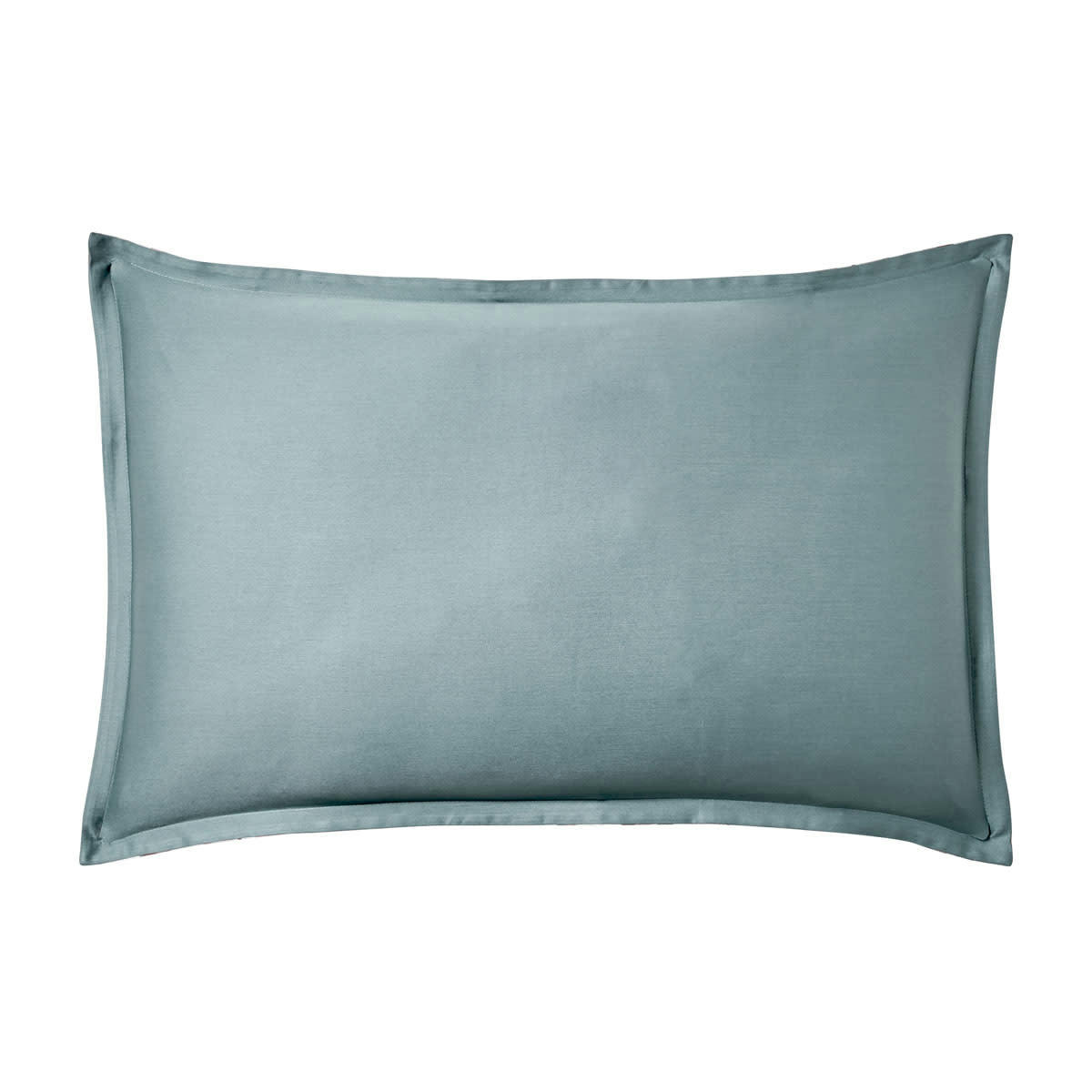 BLISS - Taie d'oreiller imprimée en satin de coton rose 50x75