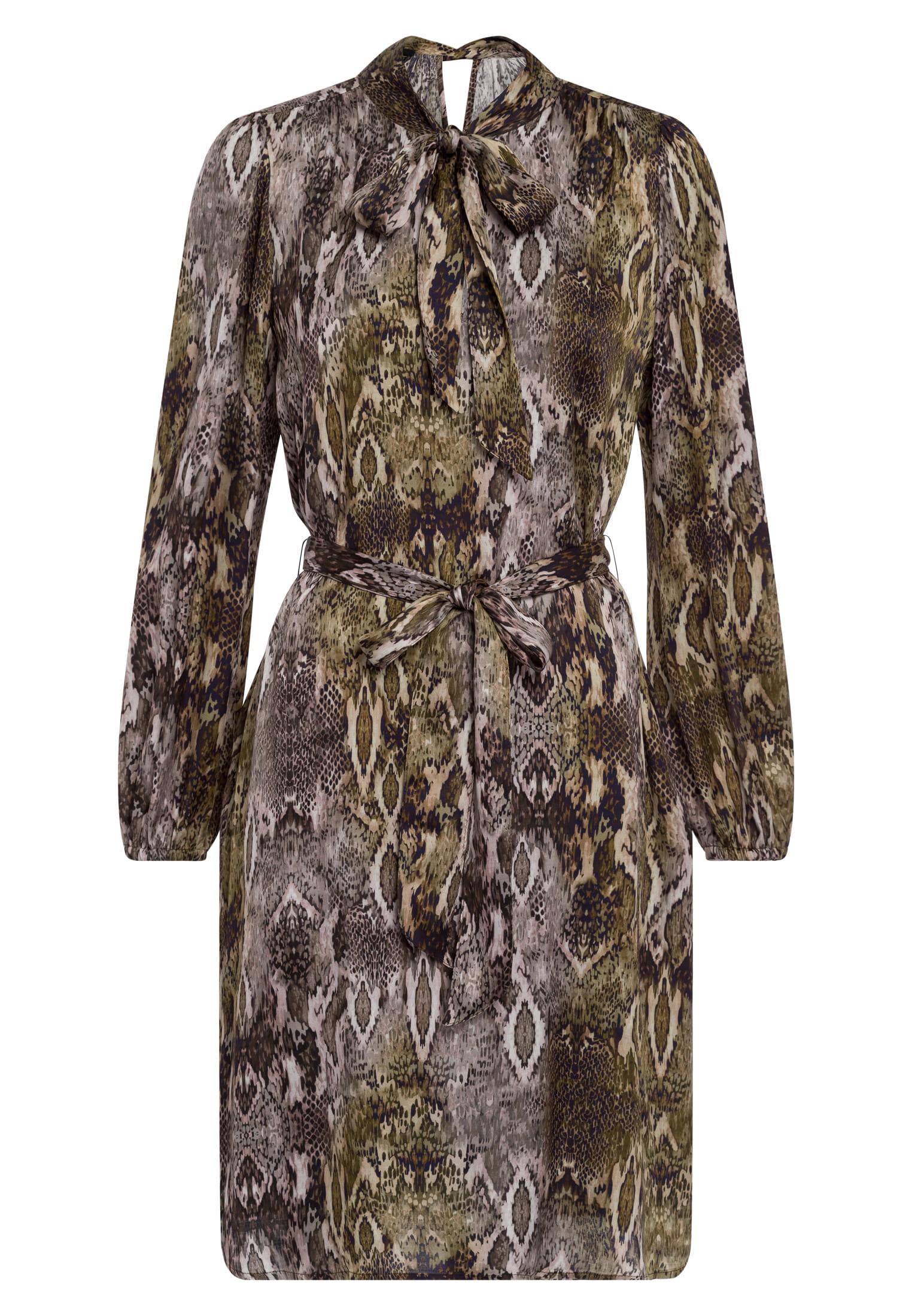 Kleid mit Snake Print