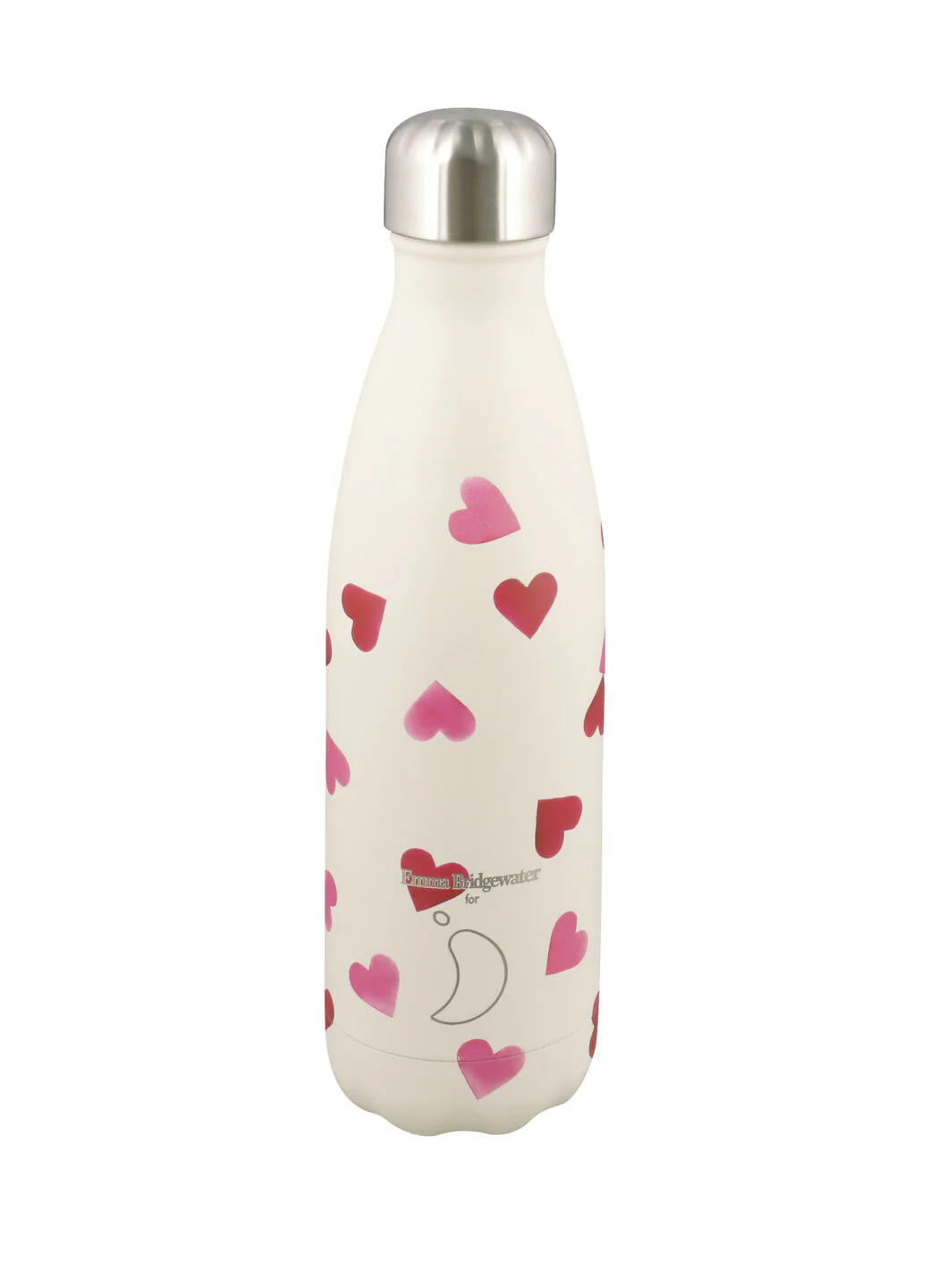 Pink Hearts Chillys Insulated Bottle